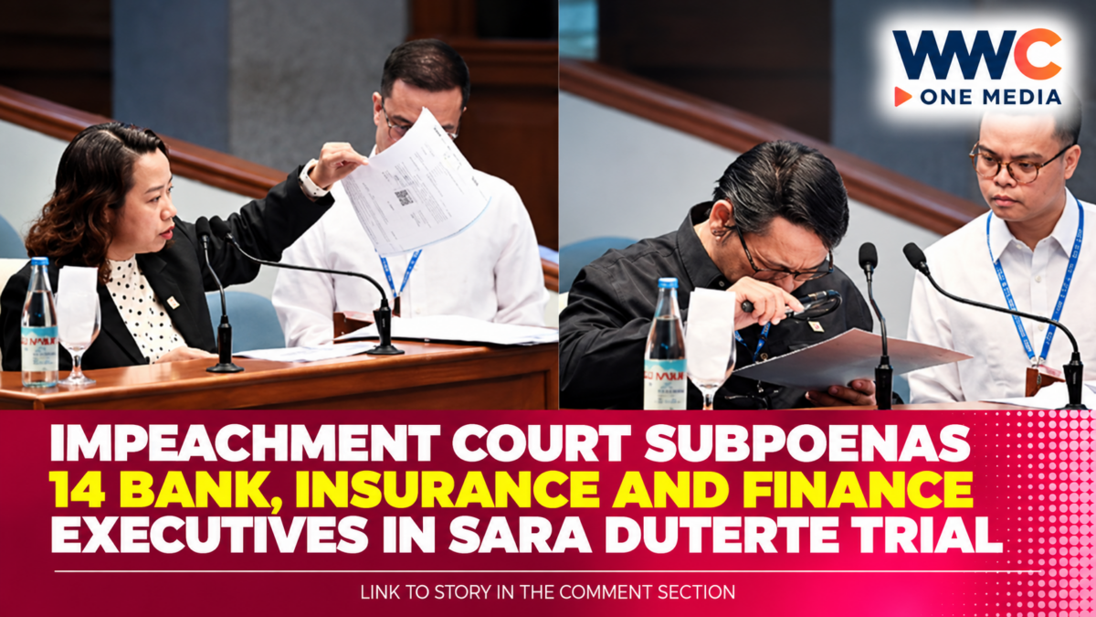 Impeachment Court Subpoenas 14 Bank, Insurance and Finance Executives in Sara Duterte Trial