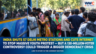 India Shuts 57 Delhi Metro Stations and Cuts Internet to Stop Massive Youth Protest — But a 130-Million-Voter Controversy Could Trigger a Bigger Democracy Crisis