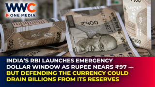 India’s RBI Launches Emergency Dollar Window as Rupee Nears ₹97 — But Defending the Currency Could Drain Billions From Its Reserves