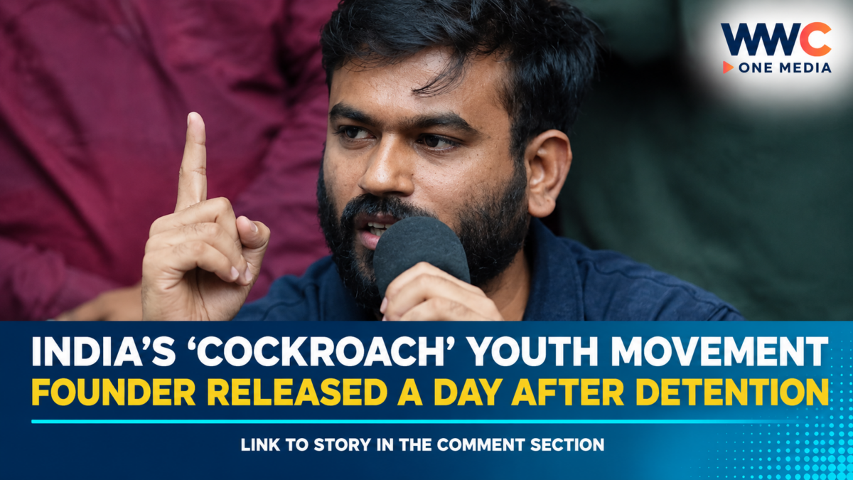 India’s ‘Cockroach’ Youth Movement Founder Released a Day After Detention
