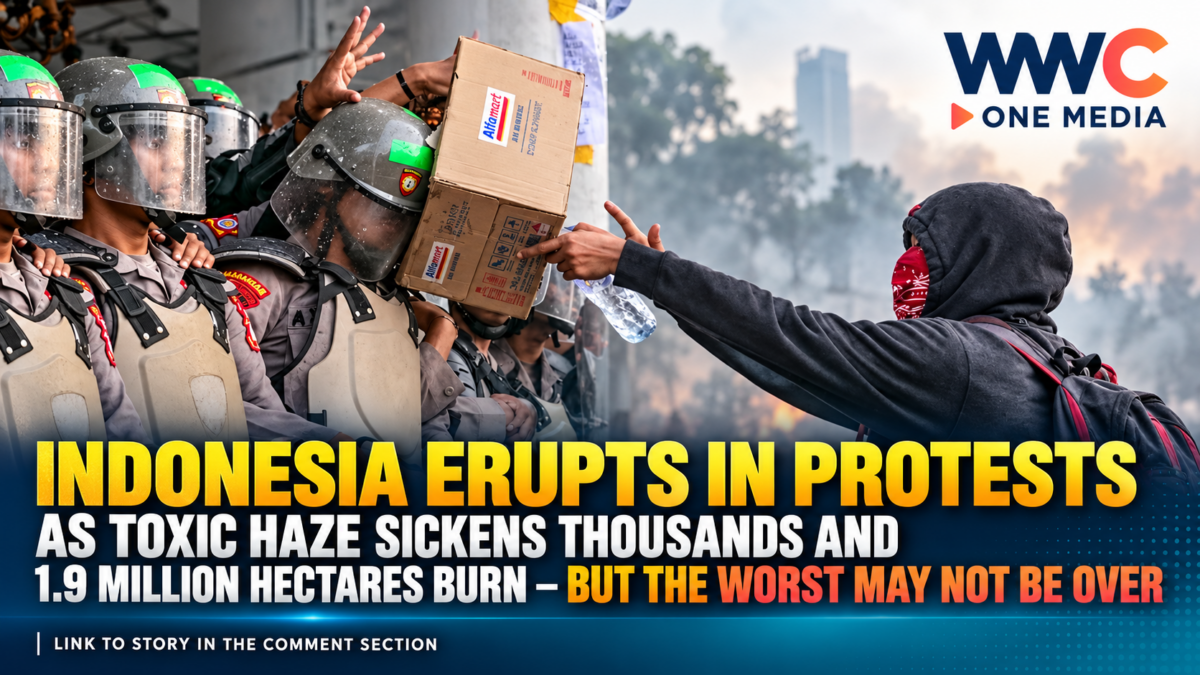 Indonesia Erupts in Protests as Toxic Haze Sickens Thousands and 1.9 Million Hectares Burn — But the Worst May Not Be Over