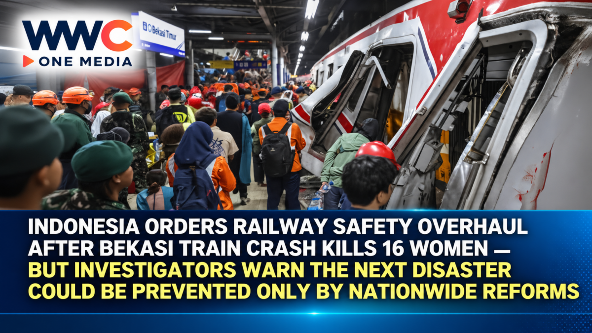 Indonesia Orders Railway Safety Overhaul After Bekasi Train Crash Kills 16 Women — But Investigators Warn the Next Disaster Could Be Prevented Only by Nationwide Reforms