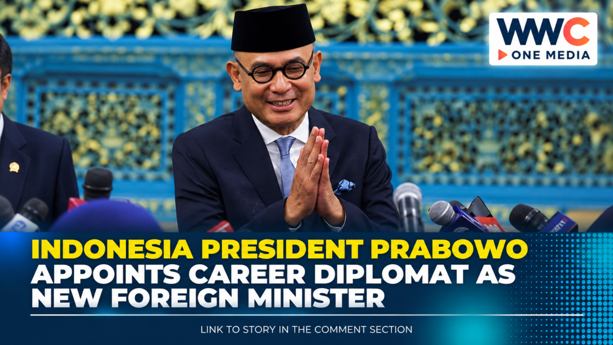 Indonesia President Prabowo Appoints Career Diplomat as New Foreign Minister