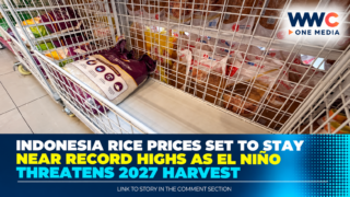 Indonesia Rice Prices Set to Stay Near Record Highs as El Niño Threatens 2027 Harvest