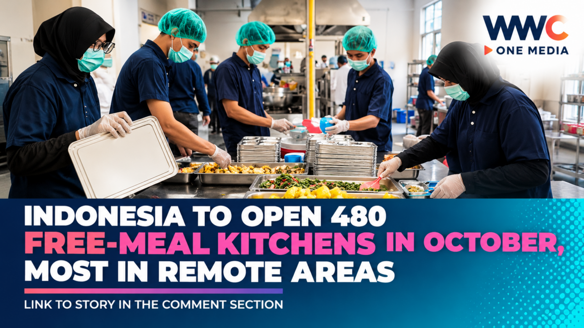 Indonesia to Open 480 Free-Meal Kitchens in October, Most in Remote Areas