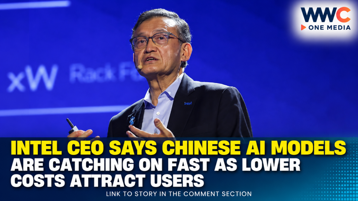 Intel CEO Says Chinese AI Models Are Catching On Fast as Lower Costs Attract Users