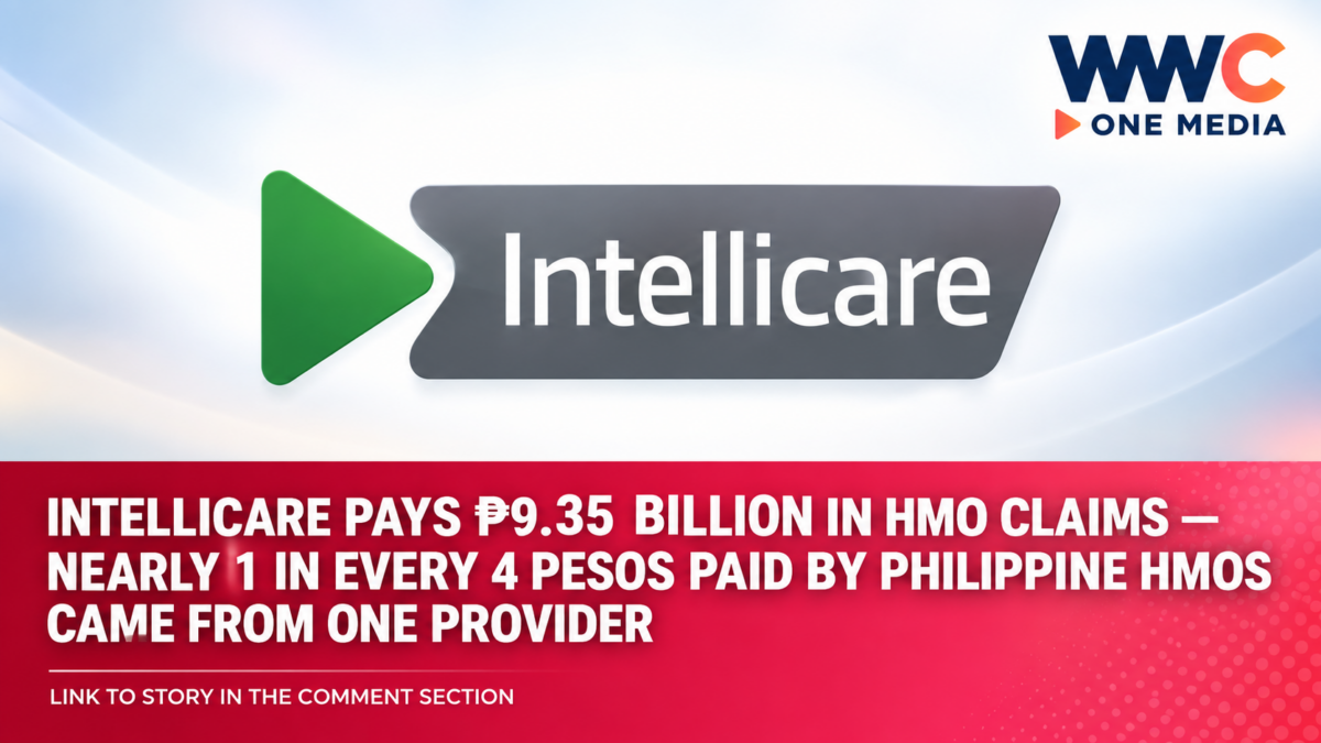 Intellicare Pays ₱9.35 Billion in HMO Claims — Nearly 1 in Every 4 Pesos Paid by Philippine HMOs Came From One Provider