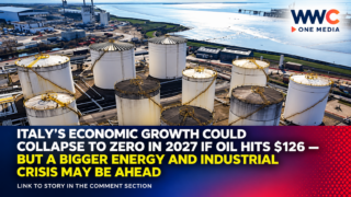 Italy’s Economic Growth Could Collapse to Zero in 2027 if Oil Hits $126 — But a Bigger Energy and Industrial Crisis May Be Ahead