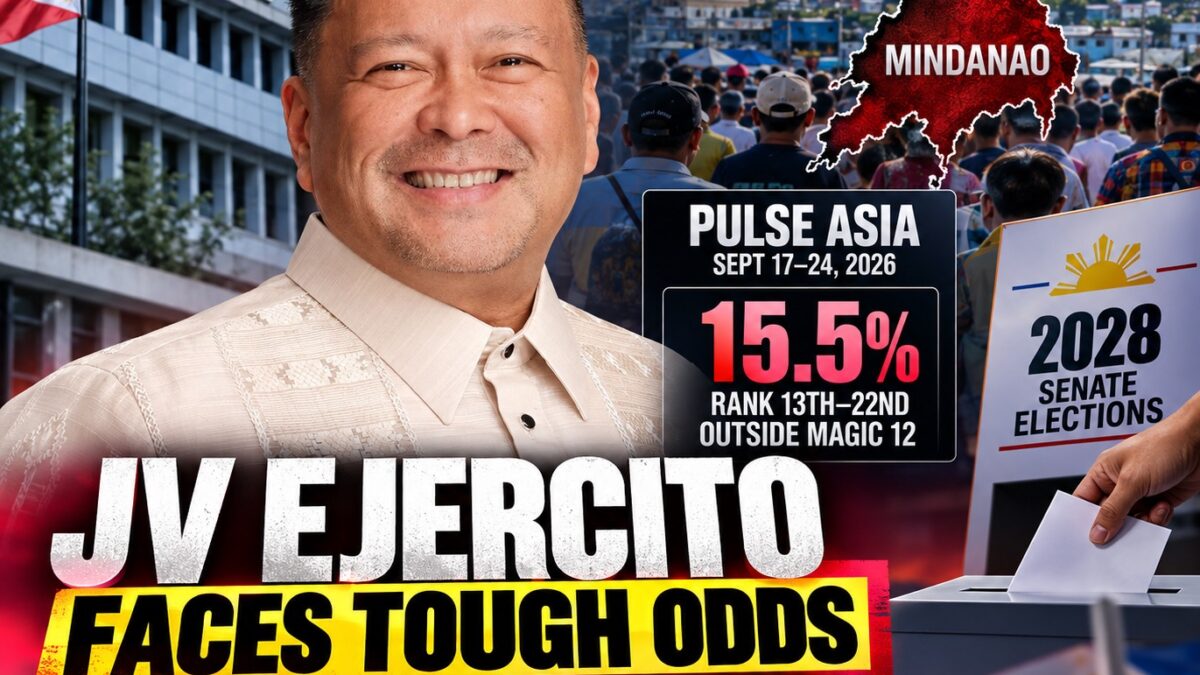 JV Ejercito Faces Tough Odds In 2028 Senate Race
