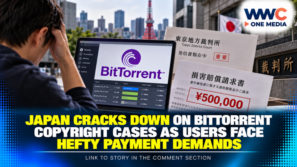Japan Cracks Down on BitTorrent Copyright Cases as Users Face Hefty Payment Demands
