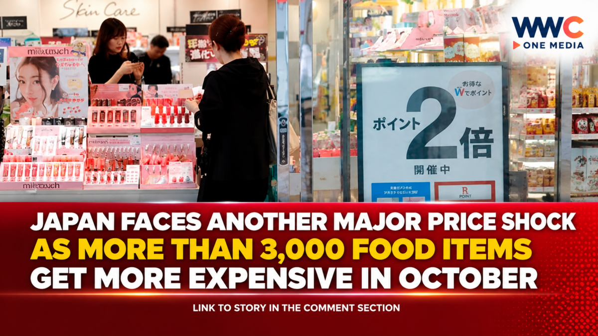 Japan Faces Another Major Price Shock as More Than 3,000 Food Items Get More Expensive in October