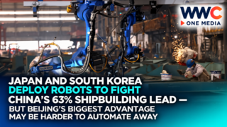 Japan and South Korea Deploy Robots to Fight China’s 63% Shipbuilding Lead — But Beijing’s Biggest Advantage May Be Harder to Automate Away