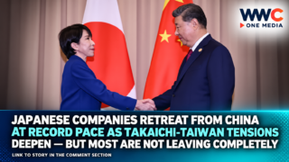 Japanese Companies Retreat From China at Record Pace as Takaichi-Taiwan Tensions Deepen — But Most Are Not Leaving Completely