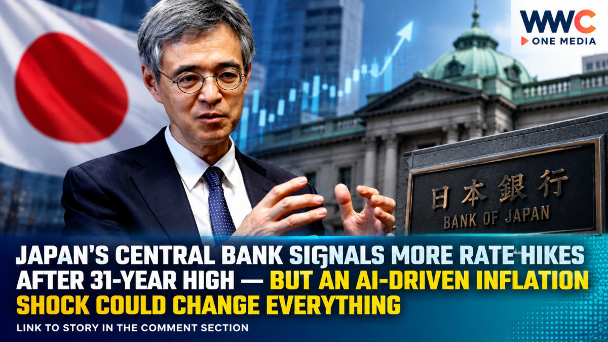 Japan’s Central Bank Signals More Rate Hikes After 31-Year High — But an AI-Driven Inflation Shock Could Change Everything