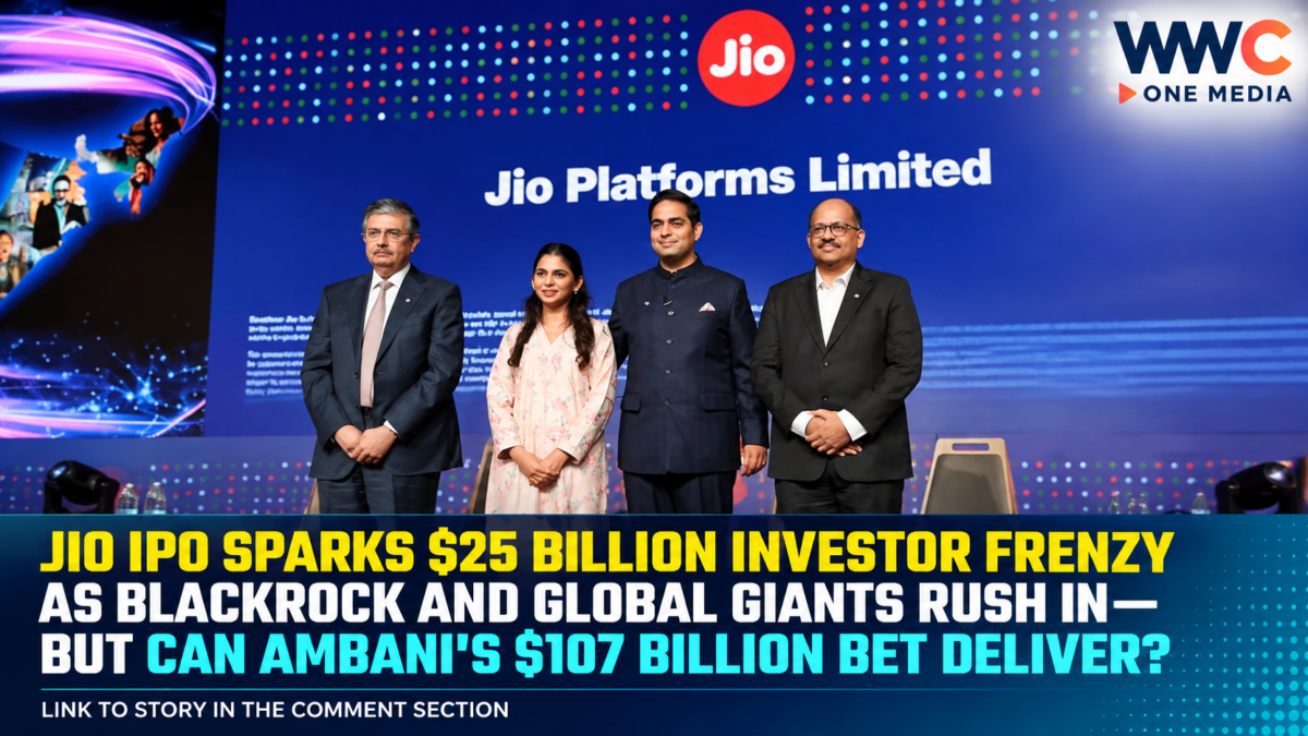 Jio IPO Sparks $25 Billion Investor Frenzy as BlackRock and Global Giants Rush In — But Can Ambani’s $107 Billion Bet Deliver?