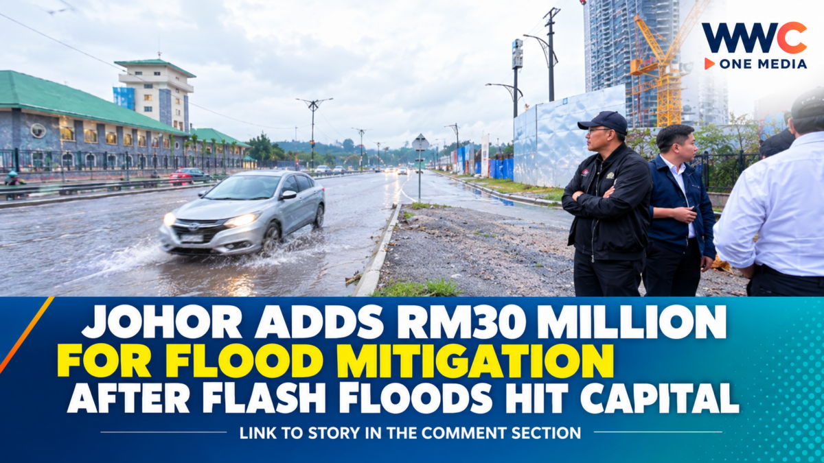 Johor Adds RM30 Million for Flood Mitigation After Flash Floods Hit Capital
