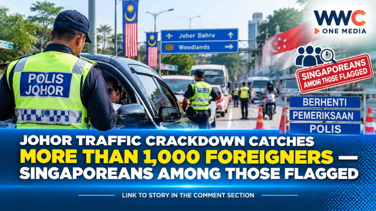 Johor Traffic Crackdown Catches More Than 1,000 Foreigners — Singaporeans Among Those Flagged