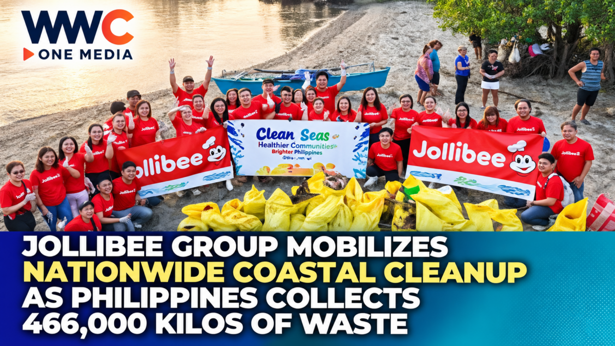 Jollibee Group Mobilizes Nationwide Coastal Cleanup as Philippines Collects 466,000 Kilos of Waste