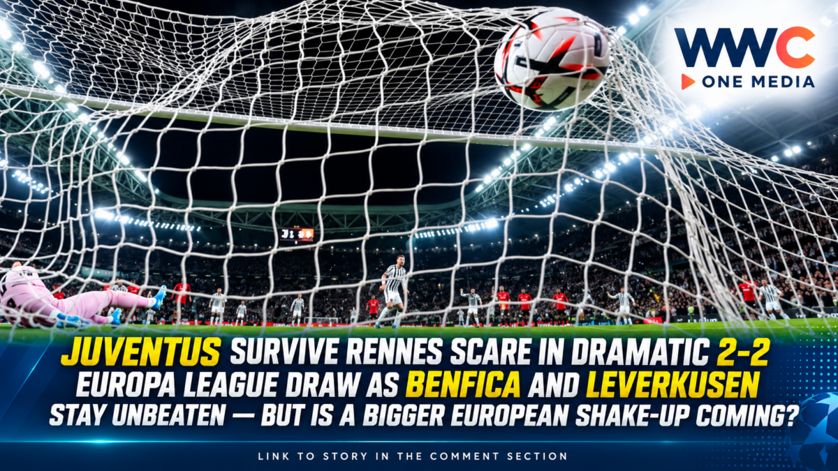 Juventus Survive Rennes Scare in Dramatic 2-2 Europa League Draw as Benfica and Leverkusen Stay Unbeaten — But Is a Bigger European Shake-Up Coming?