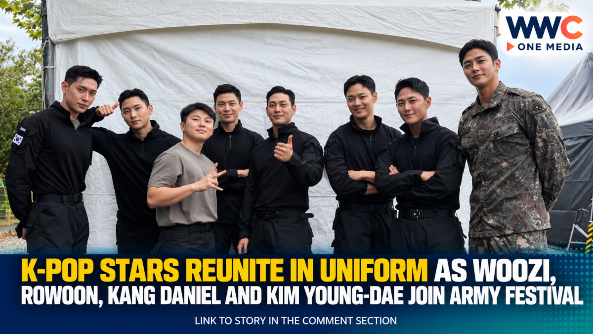 K-Pop Stars Reunite in Uniform as Woozi, Rowoon, Kang Daniel and Kim Young-dae Join Army Festival