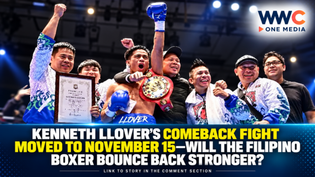 Kenneth Llover’s Comeback Fight Moved to November 15—Will the Filipino Boxer Bounce Back Stronger?