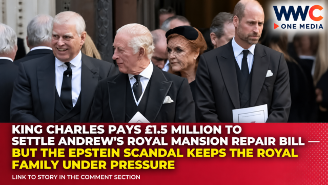 King Charles Pays £1.5 Million to Settle Andrew’s Royal Mansion Repair Bill — But the Epstein Scandal Keeps the Royal Family Under Pressure
