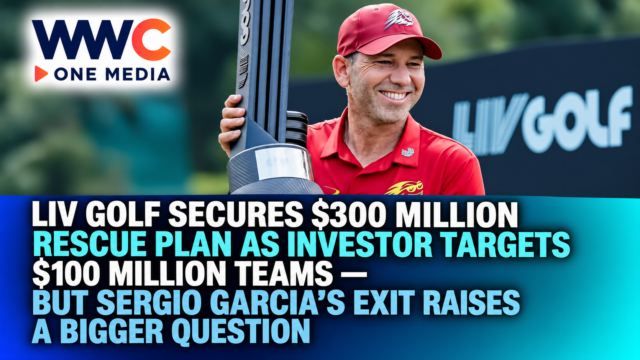 LIV Golf Secures $300 Million Rescue Plan as Investor Targets $100 Million Teams — But Sergio Garcia’s Exit Raises a Bigger Question
