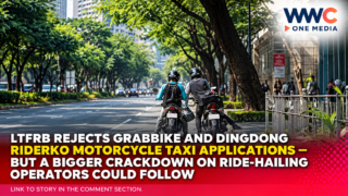 LTFRB Rejects GrabBike and Dingdong RiderKo Motorcycle Taxi Applications — But a Bigger Crackdown on Ride-Hailing Operators Could Follow