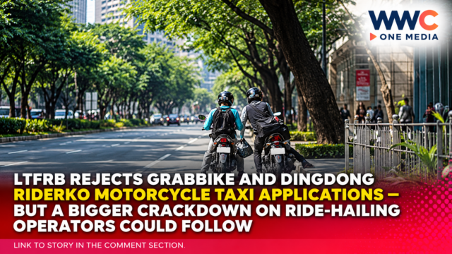 LTFRB Rejects GrabBike and Dingdong RiderKo Motorcycle Taxi Applications — But a Bigger Crackdown on Ride-Hailing Operators Could Follow