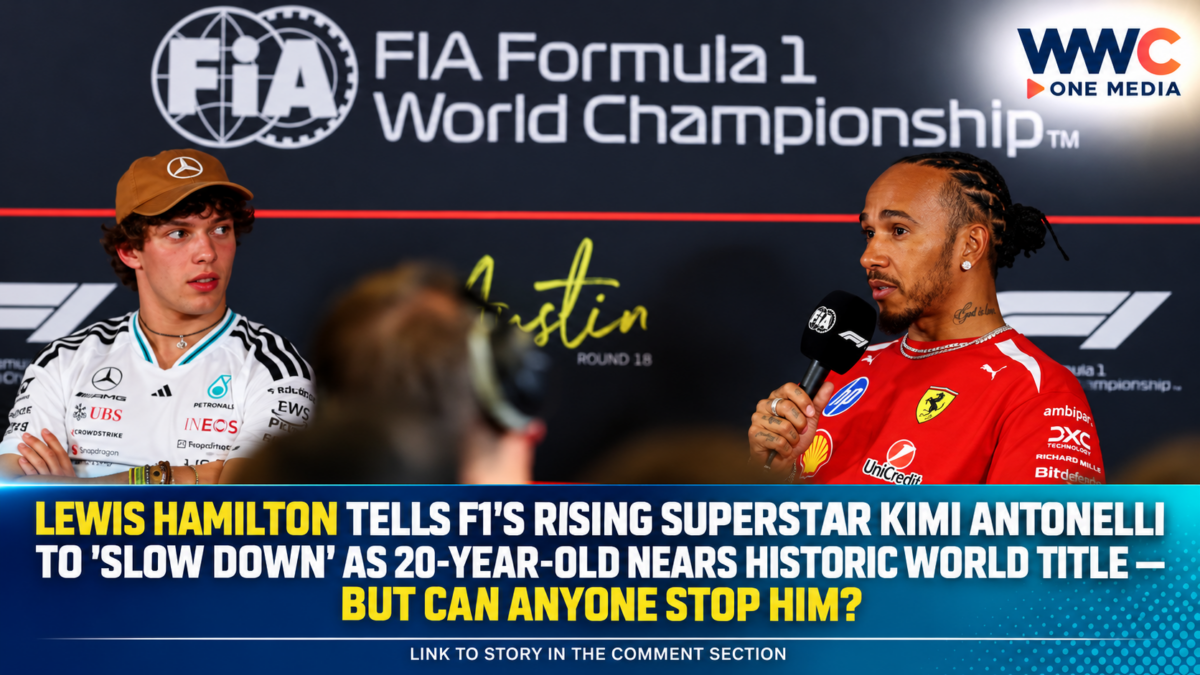 Lewis Hamilton Tells F1’s Rising Superstar Kimi Antonelli to ‘Slow Down’ as 20-Year-Old Nears Historic World Title — But Can Anyone Stop Him?