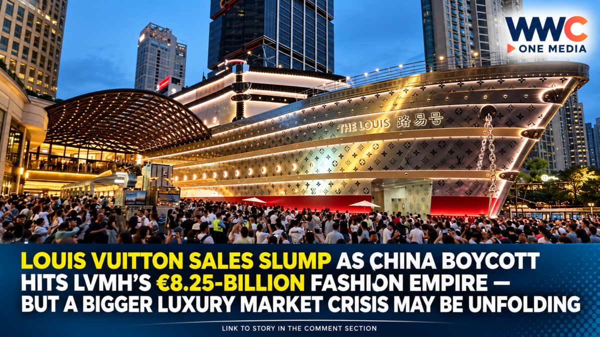 Louis Vuitton Sales Slump as China Boycott Hits LVMH’s €8.25-Billion Fashion Empire — But a Bigger Luxury Market Crisis May Be Unfolding