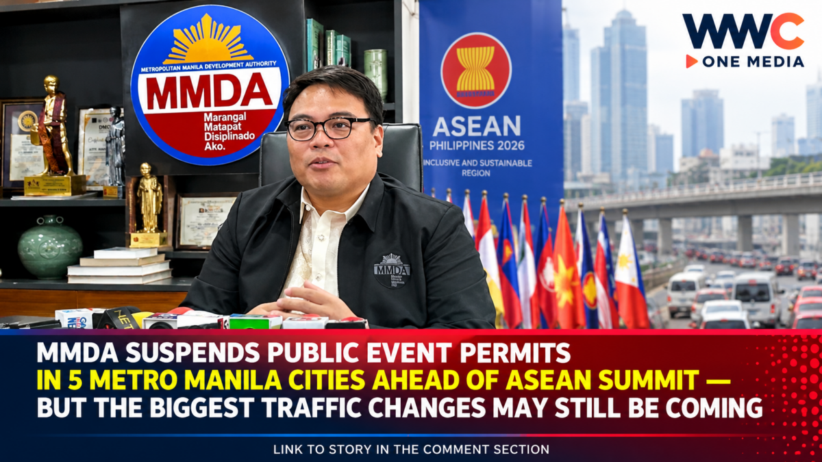 MMDA Suspends Public Event Permits in 5 Metro Manila Cities Ahead of ASEAN Summit — But the Biggest Traffic Changes May Still Be Coming