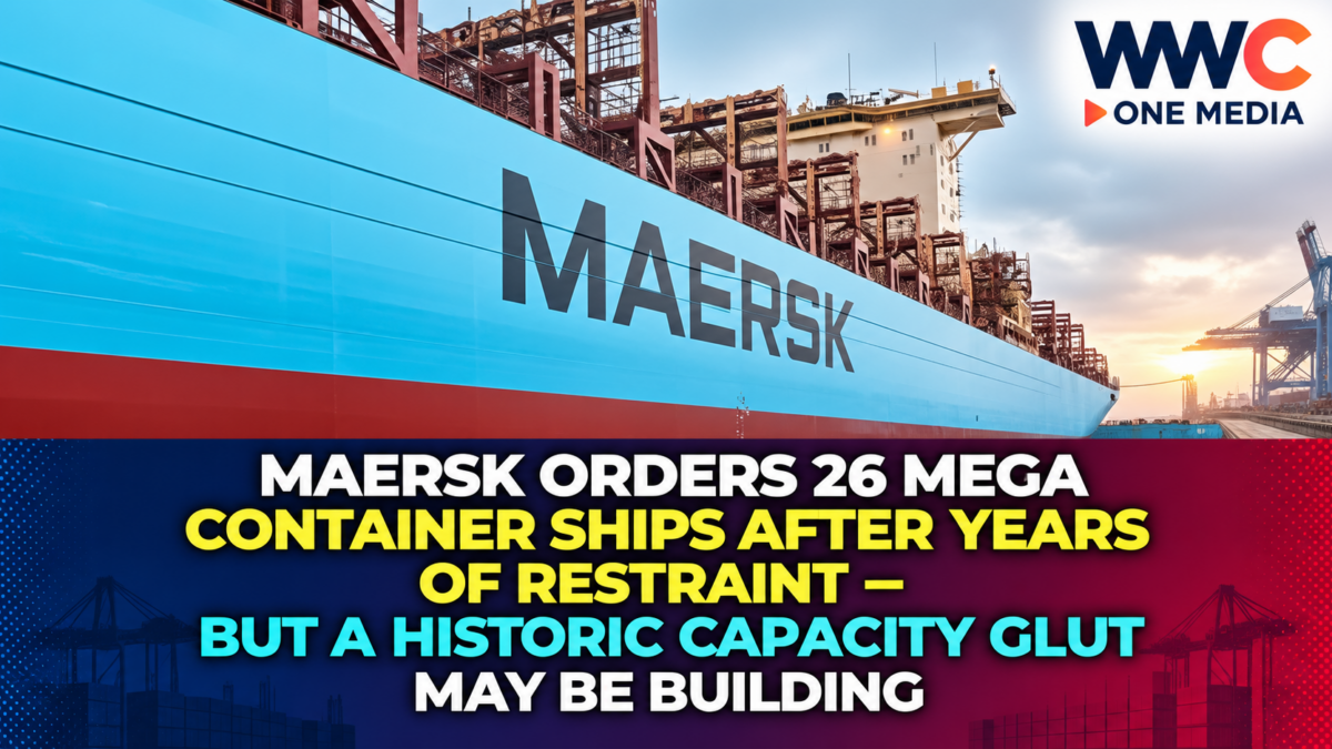 Maersk Orders 26 Mega Container Ships After Years of Restraint — But a Historic Capacity Glut May Be Building