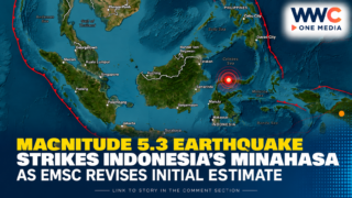 Magnitude 5.3 Earthquake Strikes Indonesia’s Minahasa as EMSC Revises Initial Estimate