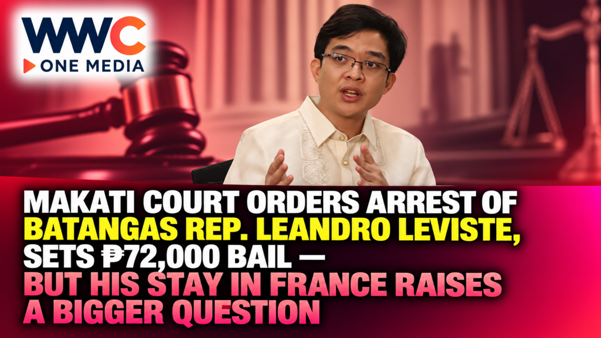 Makati Court Orders Arrest of Batangas Rep. Leandro Leviste, Sets ₱72,000 Bail — But His Stay in France Raises a Bigger Question