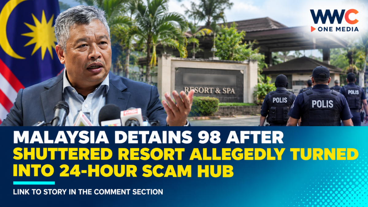 Malaysia Detains 98 After Shuttered Resort Allegedly Turned Into 24-Hour Scam Hub