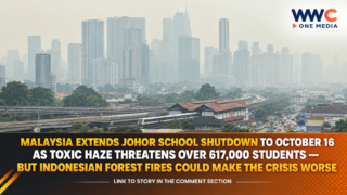 Malaysia Extends Johor School Shutdown to October 16 as Toxic Haze Threatens Over 617,000 Students — But Indonesian Forest Fires Could Make the Crisis Worse