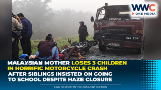 Malaysian Mother Loses 3 Children in Horrific Motorcycle Crash After Siblings Insisted on Going to School Despite Haze Closure
