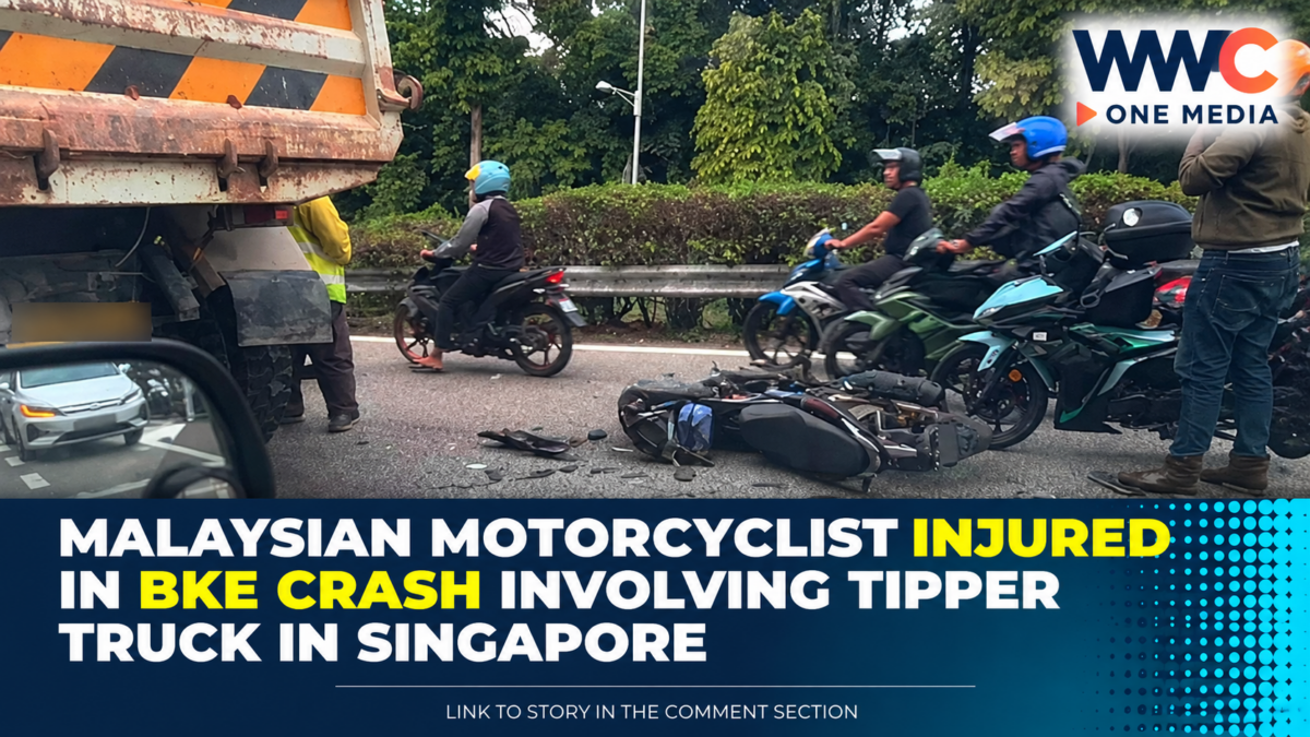 Malaysian Motorcyclist Injured in BKE Crash Involving Tipper Truck in Singapore