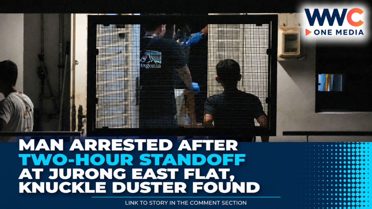 Man Arrested After Two-Hour Standoff at Jurong East Flat, Knuckle Duster Found