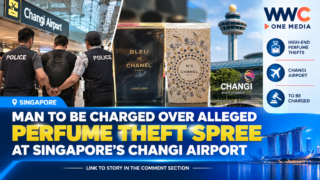 Man to Be Charged Over Alleged Perfume Theft Spree at Singapore’s Changi Airport