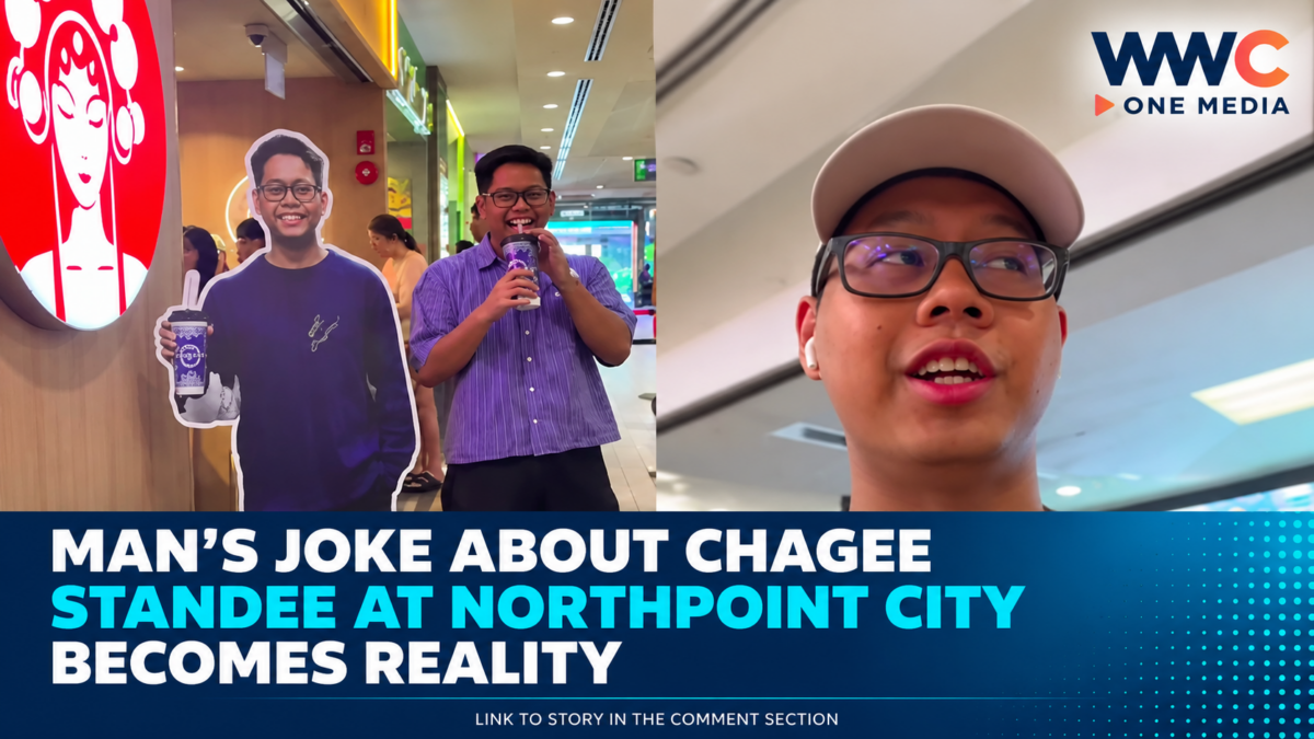 Man’s Joke About Chagee Standee at Northpoint City Becomes Reality