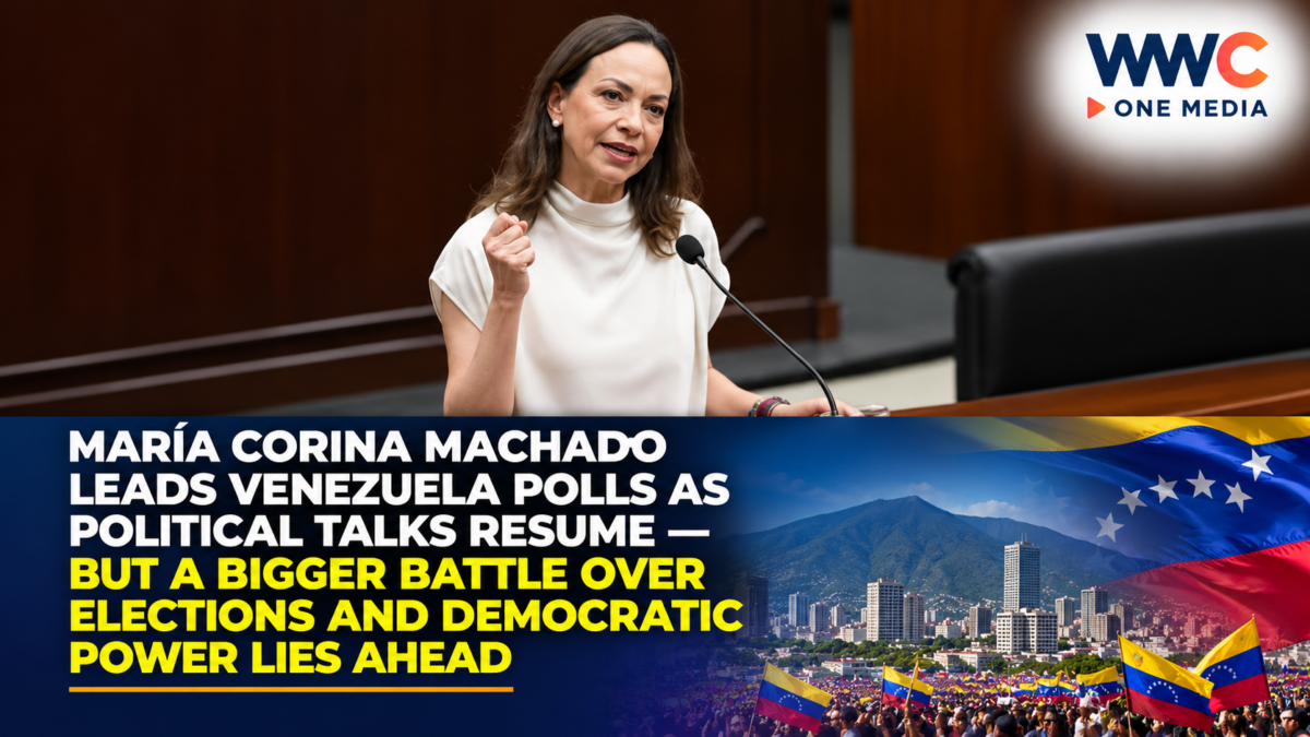 María Corina Machado Leads Venezuela Polls as Political Talks Resume — But a Bigger Battle Over Elections and Democratic Power Lies Ahead