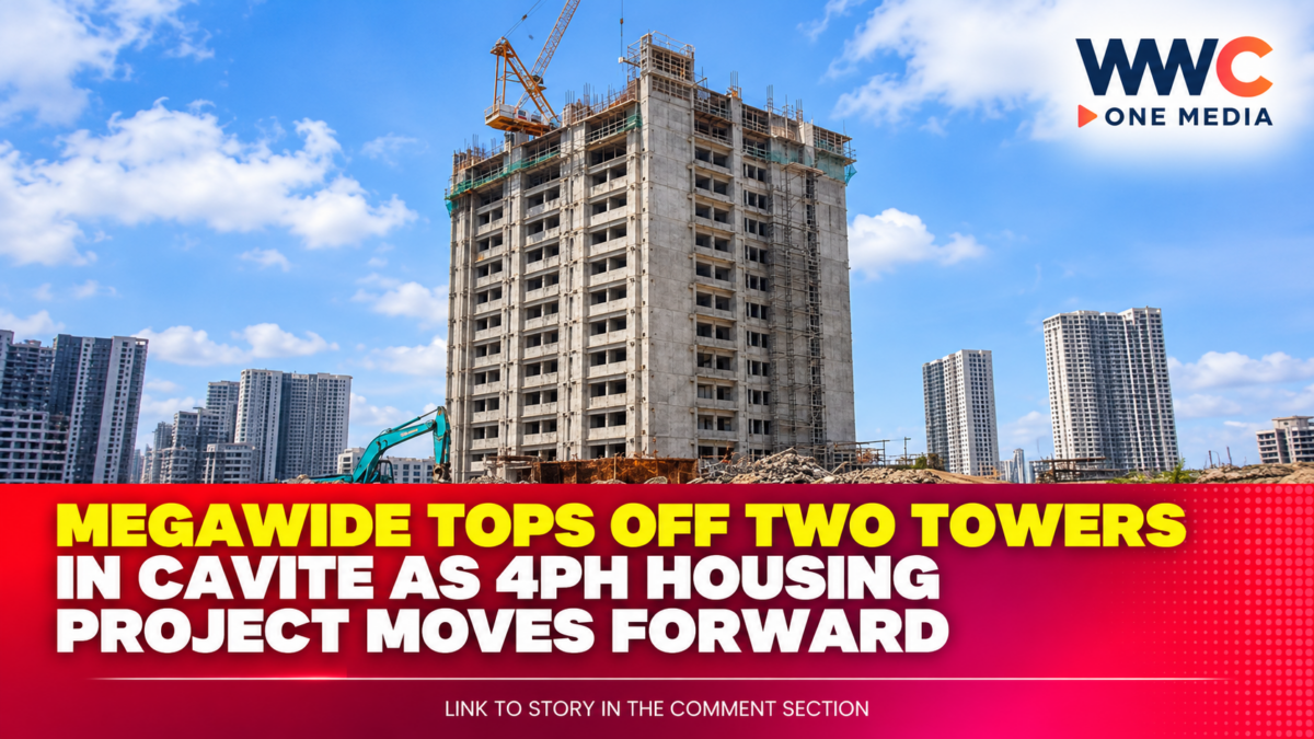 Megawide Tops Off Two Towers in Cavite as 4PH Housing Project Moves Forward