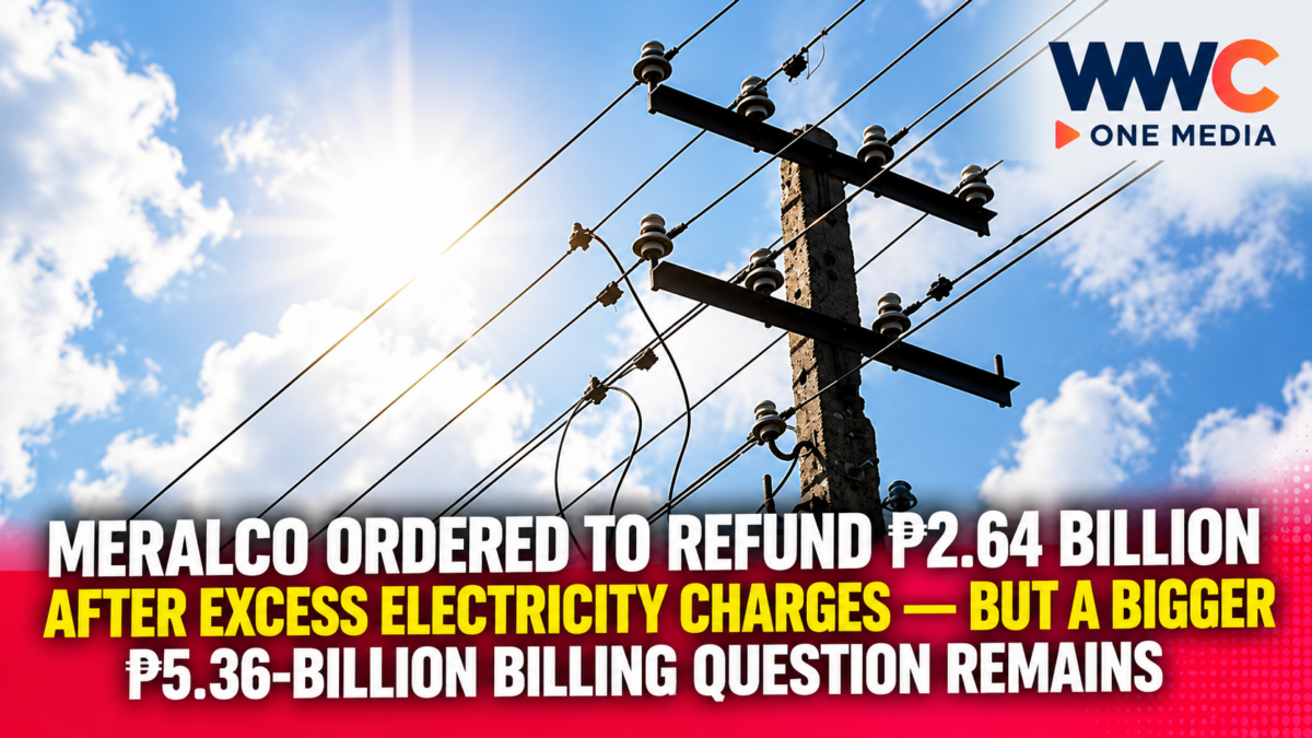 Meralco Ordered to Refund ₱2.64 Billion After Excess Electricity Charges — But a Bigger ₱5.36-Billion Billing Question Remains