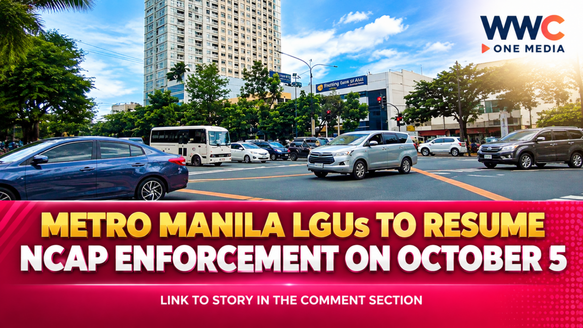 Metro Manila LGUs to Resume NCAP Enforcement on October 5