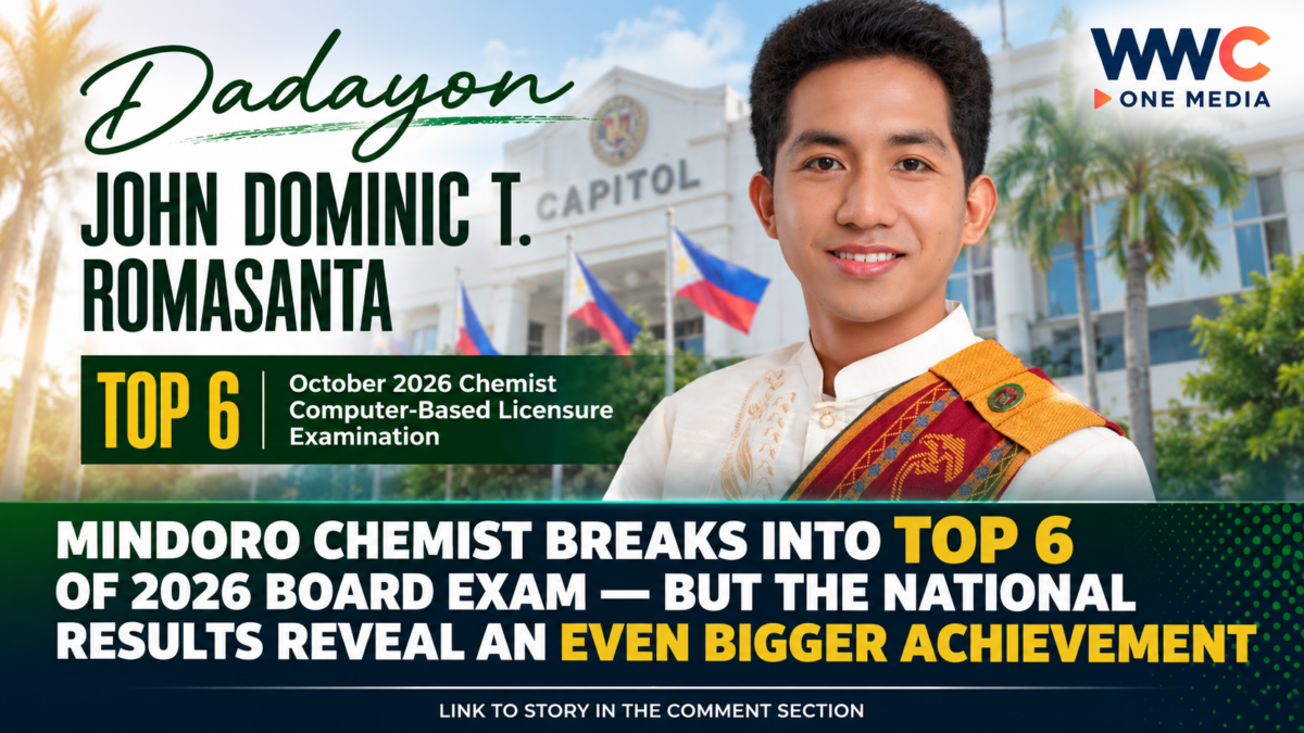 Mindoro Chemist Breaks Into Top 6 of 2026 Board Exam—But the National Results Reveal an Even Bigger Achievement