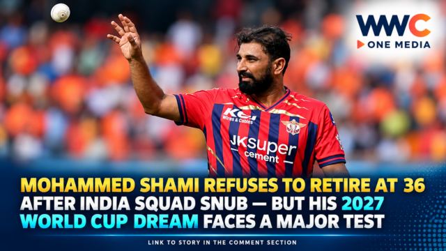 Mohammed Shami Refuses to Retire at 36 After India Squad Snub — But His 2027 World Cup Dream Faces a Major Test