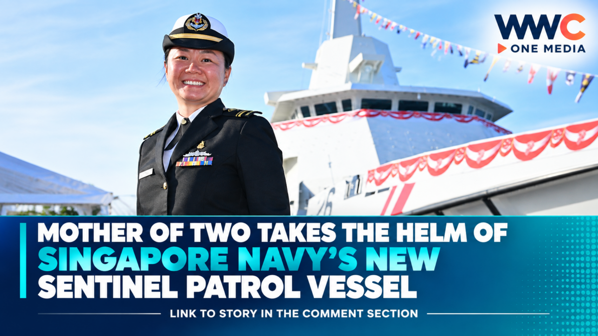 Mother of Two Takes the Helm of Singapore Navy’s New Sentinel Patrol Vessel