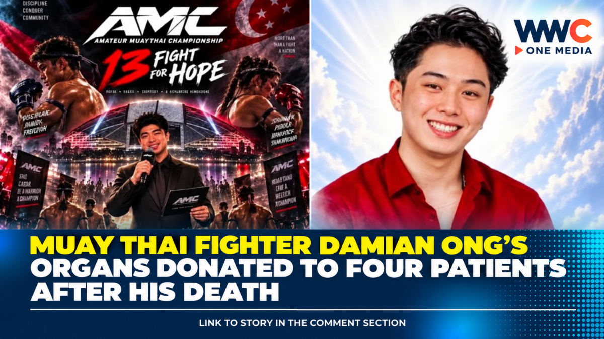 Muay Thai Fighter Damian Ong’s Organs Donated to Four Patients After His Death